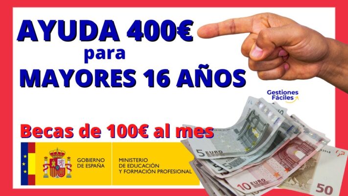 Consigue una beca de 100 euros al mes por cobrar ¡Infórmate ya!